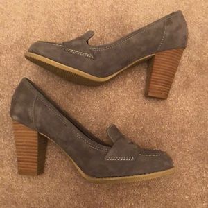Hush Puppies Heels - Grey Suede